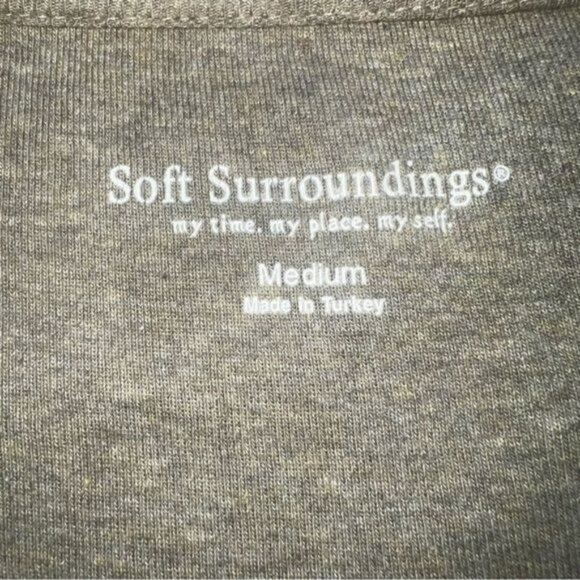 Soft Surroundings Green Button Front Cardigan With Pockets Womens Size Medium - Picture 5 of 13